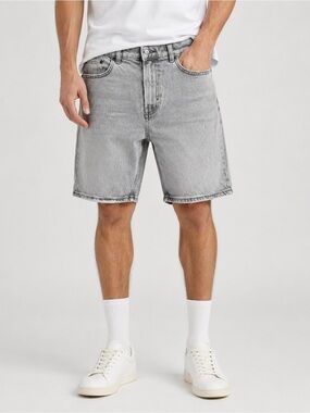 New Zara Men's Gray Denim Shorts